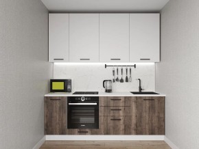 Кухонный гарнитур Старое Дерево 2200 h950 (Стол. 26мм) в Соликамске - solikamsk.mebel24.online | фото 1
