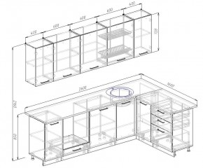 Кухонный гарнитур угловой Демо 2600х1600 (Стол. 38мм) в Соликамске - solikamsk.mebel24.online | фото 2