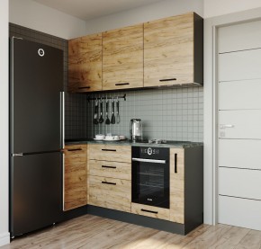 Кухонный гарнитур угловой Крафт 1000*1800 (Стол. 38мм) в Соликамске - solikamsk.mebel24.online | фото