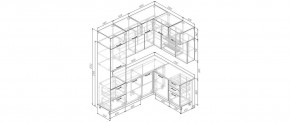 Кухонный гарнитур угловой Крафт 2200*1700 (Стол. 38мм) в Соликамске - solikamsk.mebel24.online | фото