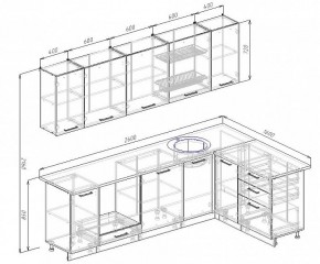 Кухонный гарнитур угловой Пайн 2600х1600 (Стол. 38мм) в Соликамске - solikamsk.mebel24.online | фото 2