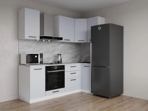 Кухонный гарнитур угловой Смоки 2200*1000 (Стол. 38 мм) в Соликамске - solikamsk.mebel24.online | фото 1