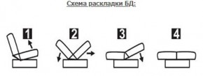 ЛАУРА ЛЮКС Диван Лаура Люкс БД+2подушки в Соликамске - solikamsk.mebel24.online | фото 7