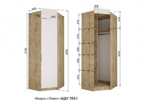 ЛАВИС Детская (модульная) белый/роза-белый софт/ручка золотая в Соликамске - solikamsk.mebel24.online | фото 11