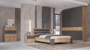 ЛЕНОРА Спальный гарнитур (модульный) графит в Соликамске - solikamsk.mebel24.online | фото
