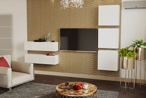 ЛИНДА Гостиная (Белый/Белый) в Соликамске - solikamsk.mebel24.online | фото 4
