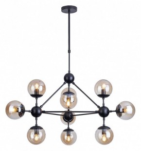 Люстра на штанге Arte Lamp Bolla A1664SP-10BK в Соликамске - solikamsk.mebel24.online | фото