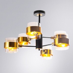 Люстра на штанге Arte Lamp Carlo A8205SP-6BK в Соликамске - solikamsk.mebel24.online | фото 2