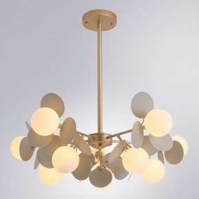 Люстра на штанге Arte Lamp Peacock A1369SP-10GY в Соликамске - solikamsk.mebel24.online | фото 2