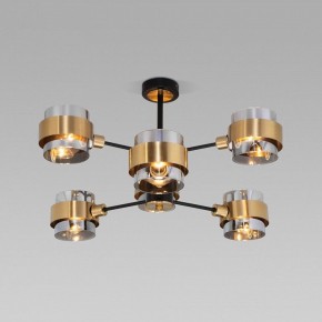 Люстра на штанге Eurosvet Arcada 70127/6 черный/дымчатый в Соликамске - solikamsk.mebel24.online | фото 2