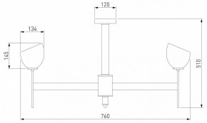 Люстра на штанге Eurosvet Arrista 60130/8 хром Smart в Соликамске - solikamsk.mebel24.online | фото 2