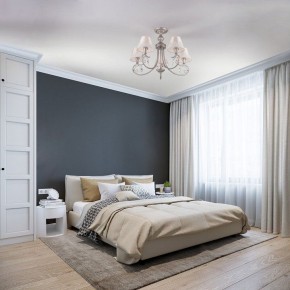 Люстра на штанге Eurosvet Incanto 60069/5 серебро в Соликамске - solikamsk.mebel24.online | фото 5