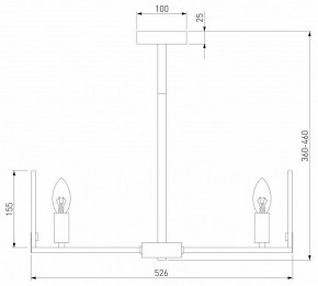 Люстра на штанге Eurosvet Marble 60158/5 латунь в Соликамске - solikamsk.mebel24.online | фото 3