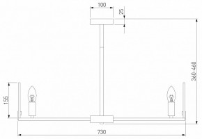 Люстра на штанге Eurosvet Marble 60158/7 латунь в Соликамске - solikamsk.mebel24.online | фото 2