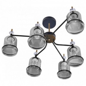 Люстра на штанге Imex MD.4890 MD.4890-6-S COFFEE+FGD в Соликамске - solikamsk.mebel24.online | фото