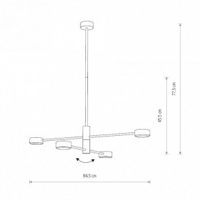 Люстра на штанге Nowodvorski Orbit 7941 в Соликамске - solikamsk.mebel24.online | фото 2