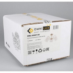 Люстра на штанге Omnilux Rapallo OML-65007-05 в Соликамске - solikamsk.mebel24.online | фото 5