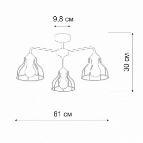 Люстра на штанге Vitaluce V3102 V3102-1/3PL в Соликамске - solikamsk.mebel24.online | фото 2