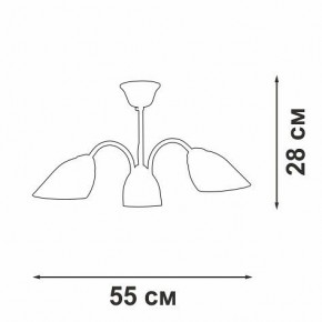 Люстра на штанге Vitaluce V3335 V3335-7/3PL в Соликамске - solikamsk.mebel24.online | фото 3