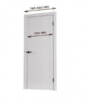 Межкомнатная дверь Bolivar Каньон браун (комплект) 700 в Соликамске - solikamsk.mebel24.online | фото