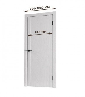 Межкомнатная дверь Bolivar Каньон браун (комплект) 900 в Соликамске - solikamsk.mebel24.online | фото