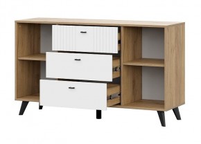 МИЛАН Детская (Дуб Золотой/Белый матовый) в Соликамске - solikamsk.mebel24.online | фото 17