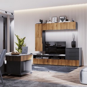 МОНИКА Гостиная (темно серый) в Соликамске - solikamsk.mebel24.online | фото 1