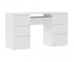 МОРИ МС-2 Стол 6 ящиков (белый) в Соликамске - solikamsk.mebel24.online | фото 2