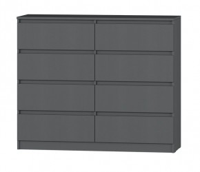 МС "Хилтон" Комод №3 1200 (8 ящ.) графит в Соликамске - solikamsk.mebel24.online | фото