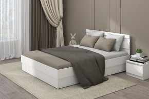 МС "Хилтон" Кровать 1,4 (Белый текстурный) в Соликамске - solikamsk.mebel24.online | фото