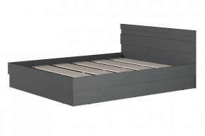 МС "Хилтон" Кровать 1,6 (графит) 1600*2000 в Соликамске - solikamsk.mebel24.online | фото