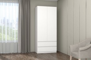 МС "Хилтон" Шкаф №3 900 (Белый текстурный) в Соликамске - solikamsk.mebel24.online | фото