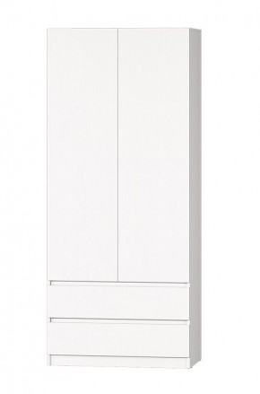 МС "Хилтон" Шкаф №3 900 (Белый текстурный) в Соликамске - solikamsk.mebel24.online | фото 2