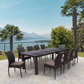 Набор уличный T438/Y380A-W53 Brown 10PCS в Соликамске - solikamsk.mebel24.online | фото 2