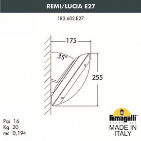 Накладной светильник Fumagalli Lucia 1R3.602.000.AYE27 в Соликамске - solikamsk.mebel24.online | фото 2