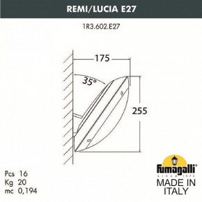 Накладной светильник Fumagalli Lucia 1R3.602.000.LYE27 в Соликамске - solikamsk.mebel24.online | фото 2