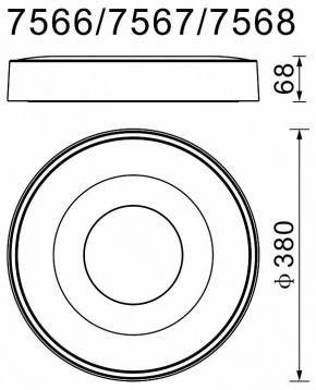 Накладной светильник Mantra Coin 7567 в Соликамске - solikamsk.mebel24.online | фото 4