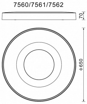 Накладной светильник Mantra Coin 7690 в Соликамске - solikamsk.mebel24.online | фото 3