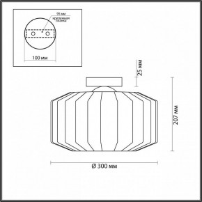 Накладной светильник Odeon Light Binga 4746/1C в Соликамске - solikamsk.mebel24.online | фото 3