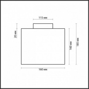 Накладной светильник Odeon Light Cross 2407/1C в Соликамске - solikamsk.mebel24.online | фото 2