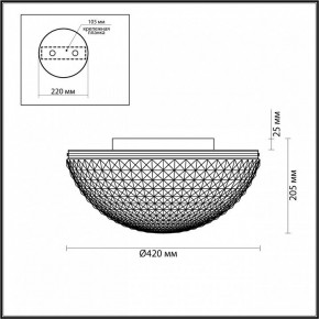 Накладной светильник Odeon Light Pirsa 4937/4C в Соликамске - solikamsk.mebel24.online | фото 3