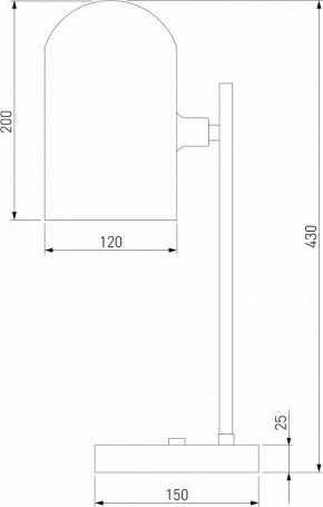 Настольная лампа декоративная Eurosvet Bambola 01164/1 латунь в Соликамске - solikamsk.mebel24.online | фото 2