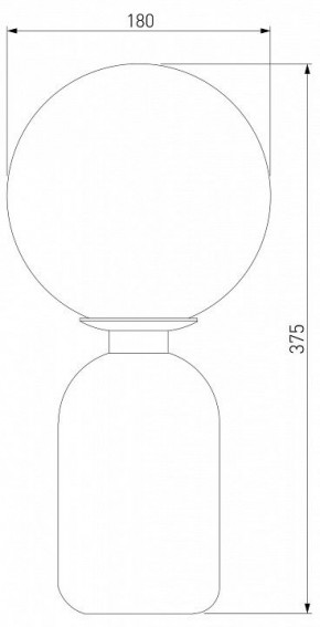 Настольная лампа декоративная Eurosvet Bubble 01197/1 белый в Соликамске - solikamsk.mebel24.online | фото 2