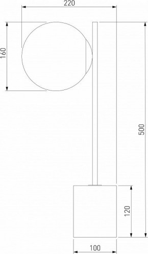 Настольная лампа декоративная Eurosvet Marbella 01157/1 черный в Соликамске - solikamsk.mebel24.online | фото 3