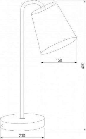 Настольная лампа декоративная Eurosvet Montero 01134/1 белый в Соликамске - solikamsk.mebel24.online | фото 3