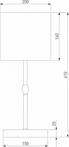 Настольная лампа декоративная Eurosvet Notturno 01162/1 черный в Соликамске - solikamsk.mebel24.online | фото 4