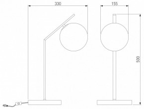 Настольная лампа декоративная Eurosvet Shape 01213/1 латунь в Соликамске - solikamsk.mebel24.online | фото 3