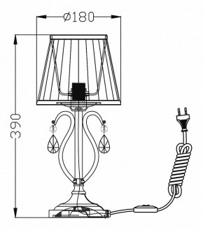 Настольная лампа декоративная Maytoni Brionia ARM172-01-G в Соликамске - solikamsk.mebel24.online | фото 2