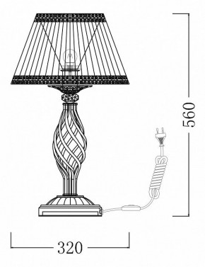 Настольная лампа декоративная Maytoni Grace ARM247-00-G в Соликамске - solikamsk.mebel24.online | фото 7