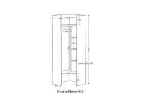 ОЛЬГА-МИЛК 9.2 Шкаф угловой с зеркалом в Соликамске - solikamsk.mebel24.online | фото 2